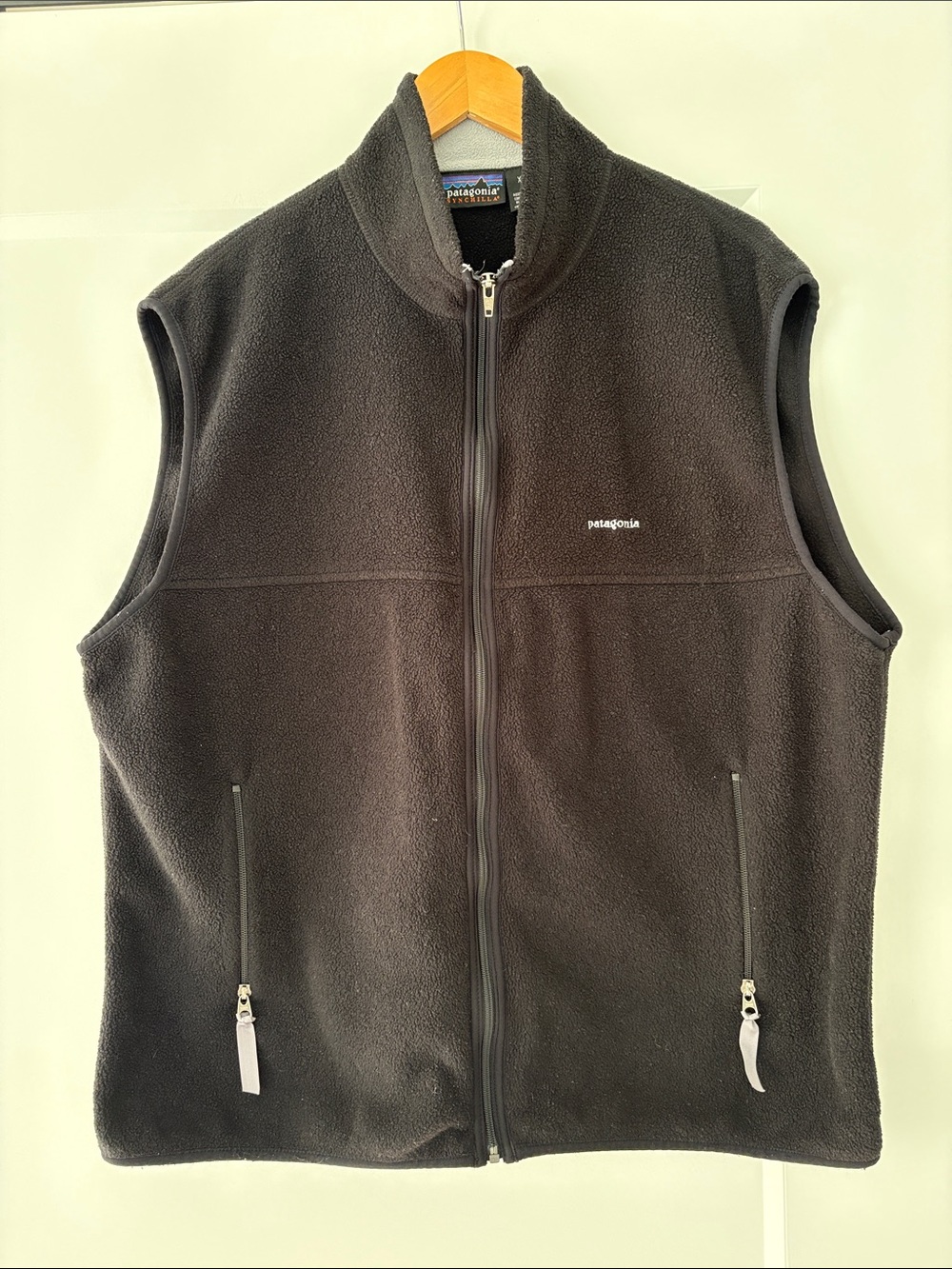 Vintage Patagonia Synchilla Men’s Black Fleece Vest